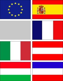 Francia - Italia - Austria - Hungría - Yugoslavia